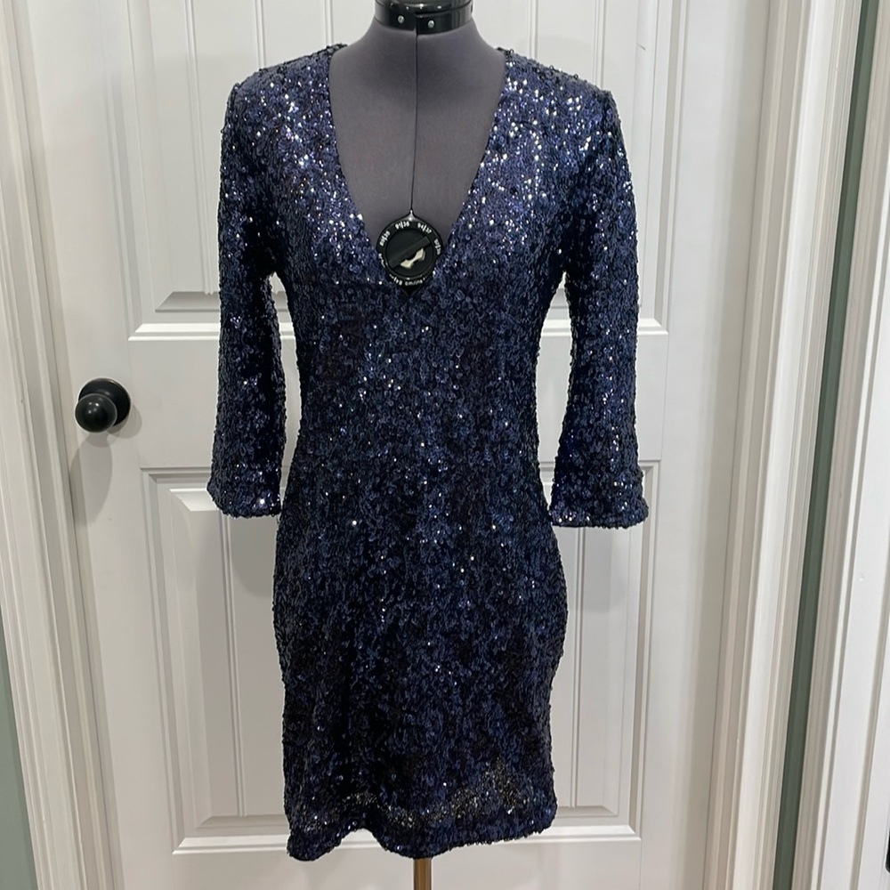 Express sequin dress